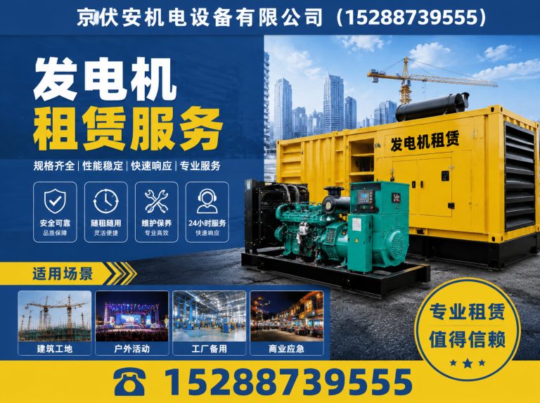 淮北发电车出租展示图